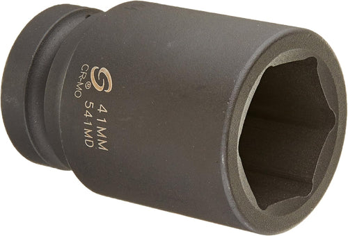 Sunex Tools 541MD 1" Drive Deep 6 Point Impact Socket 41mm