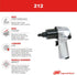 Clé à chocs pneumatique Ingersoll Rand 212 Super Duty. 3/8"