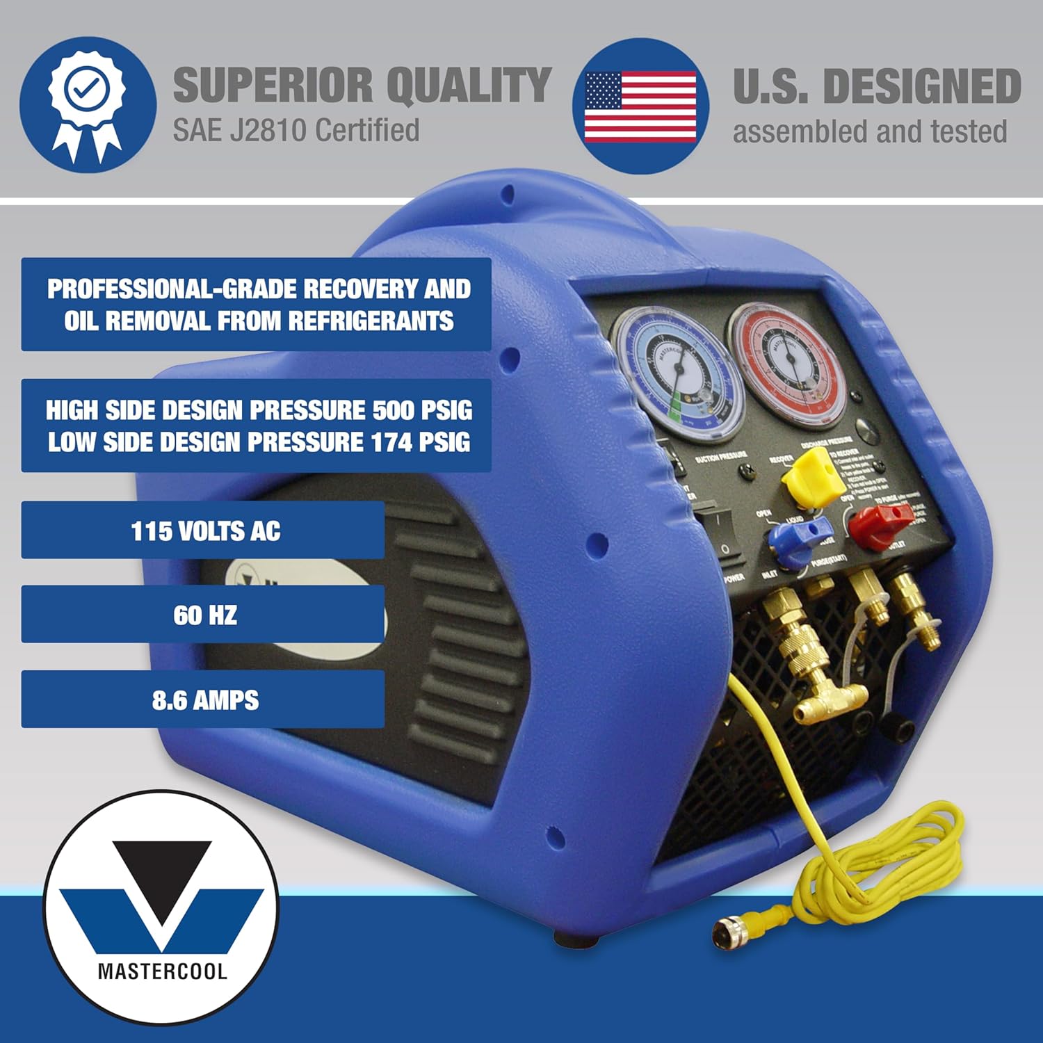 Mastercool 69110 Automotive A/C Recovery System