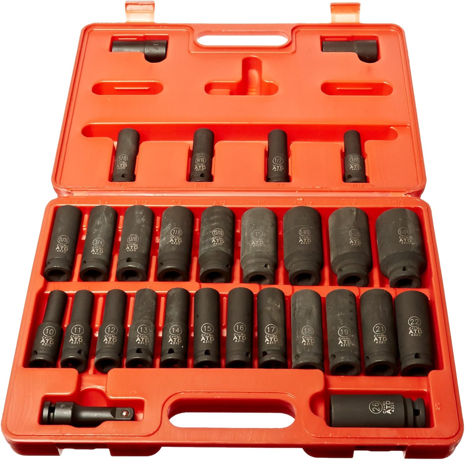 ATD Tools 4901 29pc 1/2" Dr Impact Socket Set