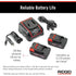 Ridgid 67053 RP 350 Pistol-Grip Press Tool With 18V 2.5Ah Battery, 1/2" - 2" Propress Jaws