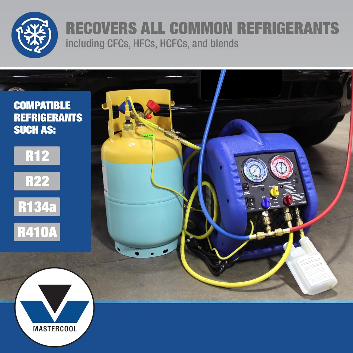 Mastercool 69110 Automotive A/C Recovery System