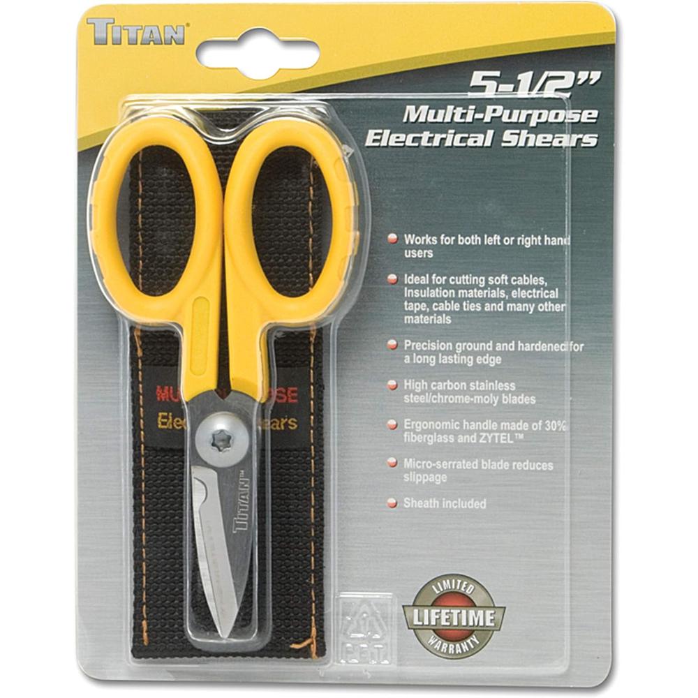 Titan Tools 12346 Cisailles électriques polyvalentes de 5-1/2 po