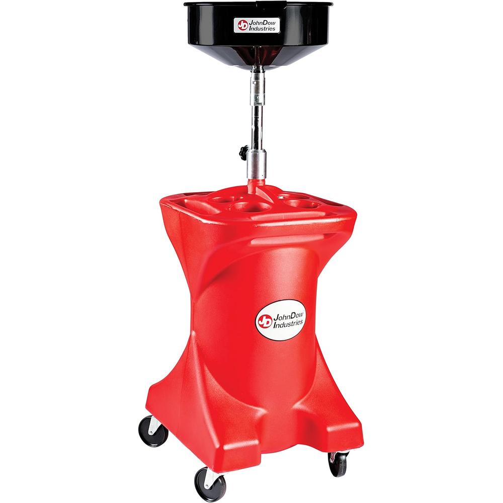 JohnDow Industries JDI-27GFD Vidange d'huile portable en polyéthylène de luxe de 27 gallons