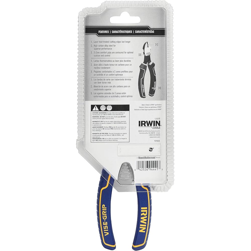 Irwin 1968332 6" Diagonal Cutting Pliers w/ LH Edge