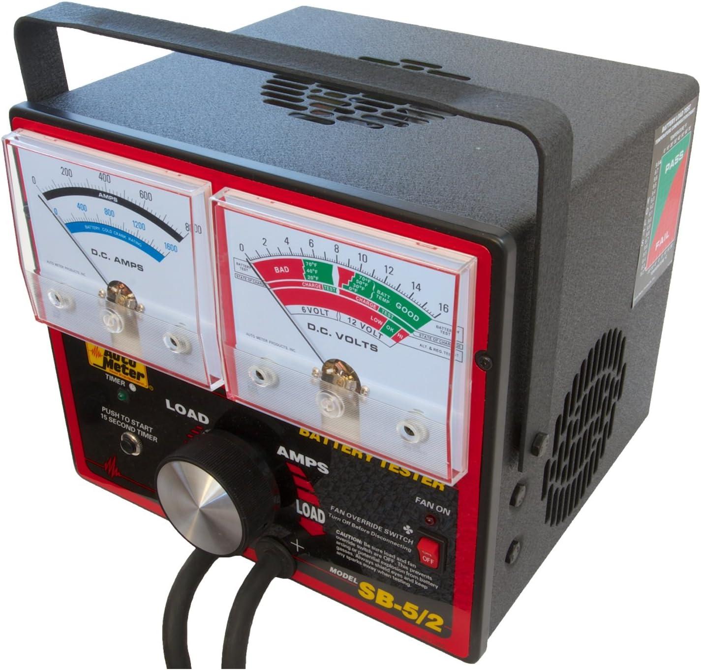 Auto Meter (SB-5/2) 800 Amp Variable Load Battery/Electrical System Tester