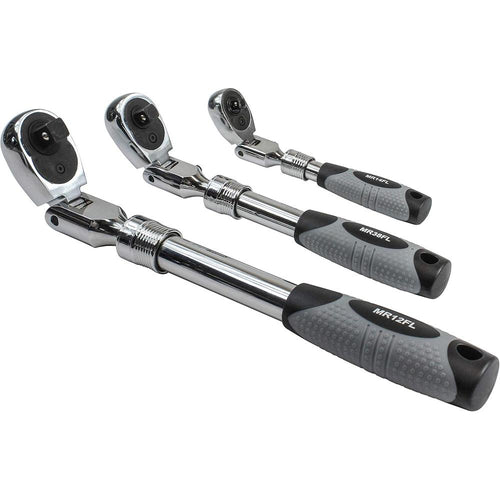 EZRED MR482 Ensemble de trois pièces à cliquet extensible