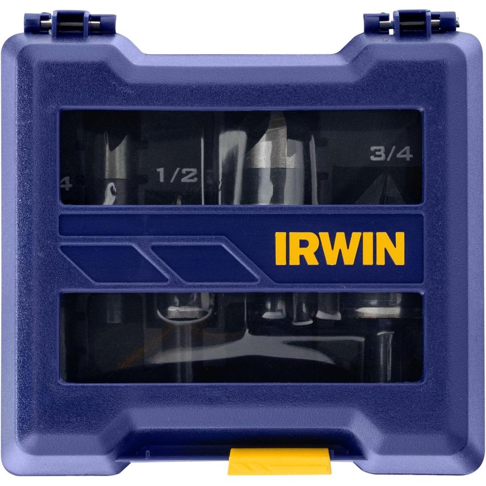 Irwin Tools 1877793 DRL BIT CNTRSINK 82' BLK OX 5PC SET DWR
