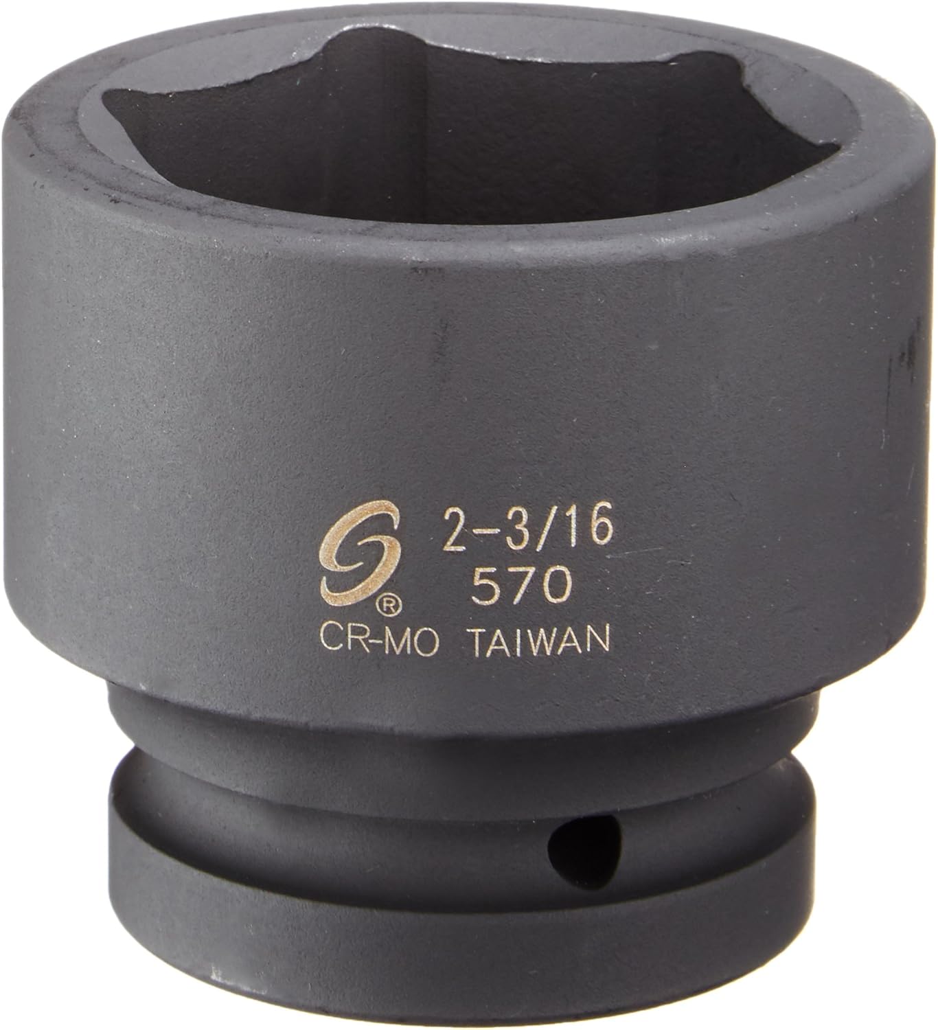 Sunex Tools 570 1" Drive Standard 6 Point Impact Socket 2-3/16"