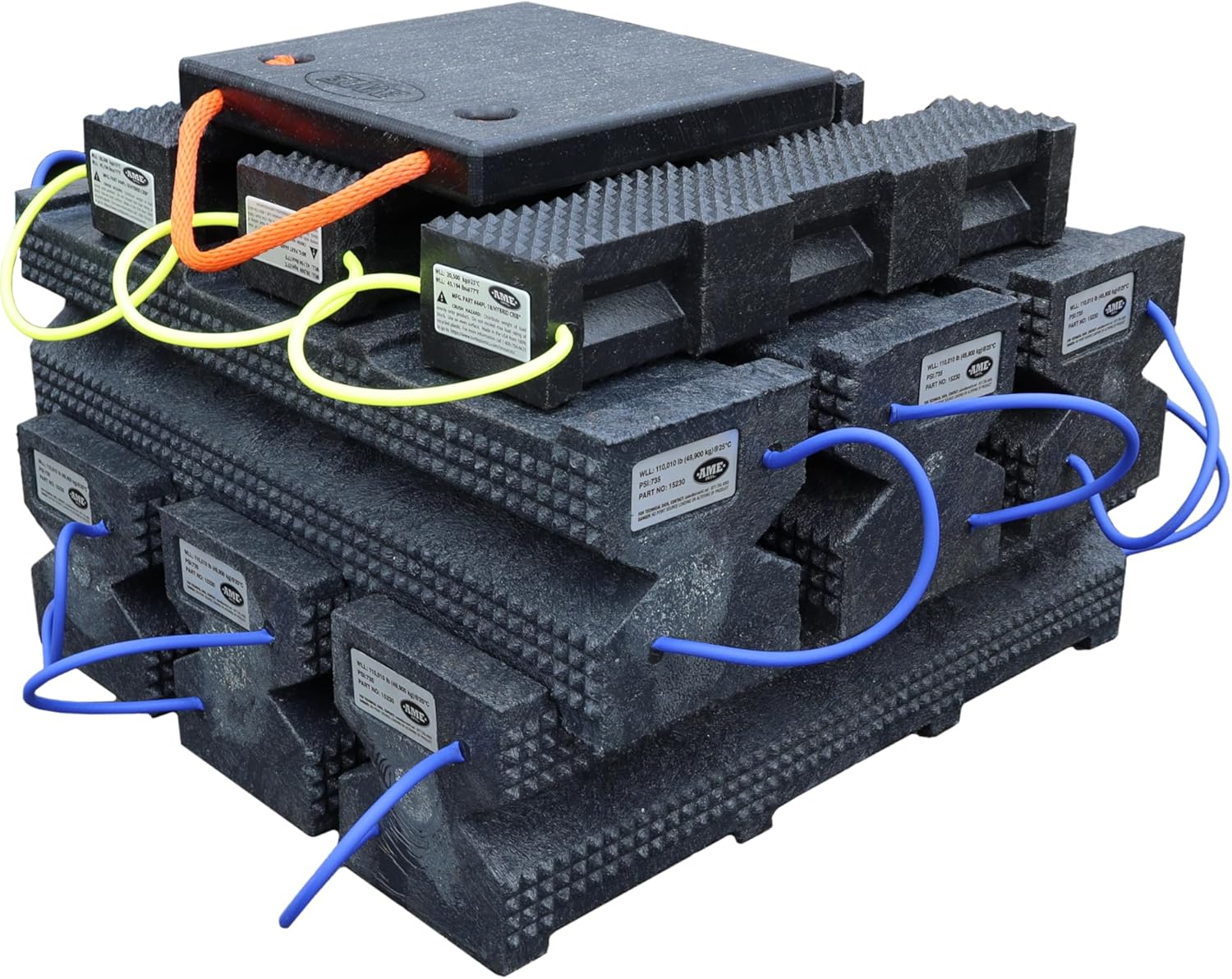 AME International 15255 FR Super Stacker Cribbing Set with Jack Plate