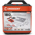 Crescent CTK180 ENSEMBLE D'OUTILS DE MÉCANICIEN, 180PC