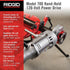 Ridgid 41935 Model 700 Power Drive Pipe & Conduit Threader, 1/8" to 2" (3 to 50 mm) Thread Capacity, 110V