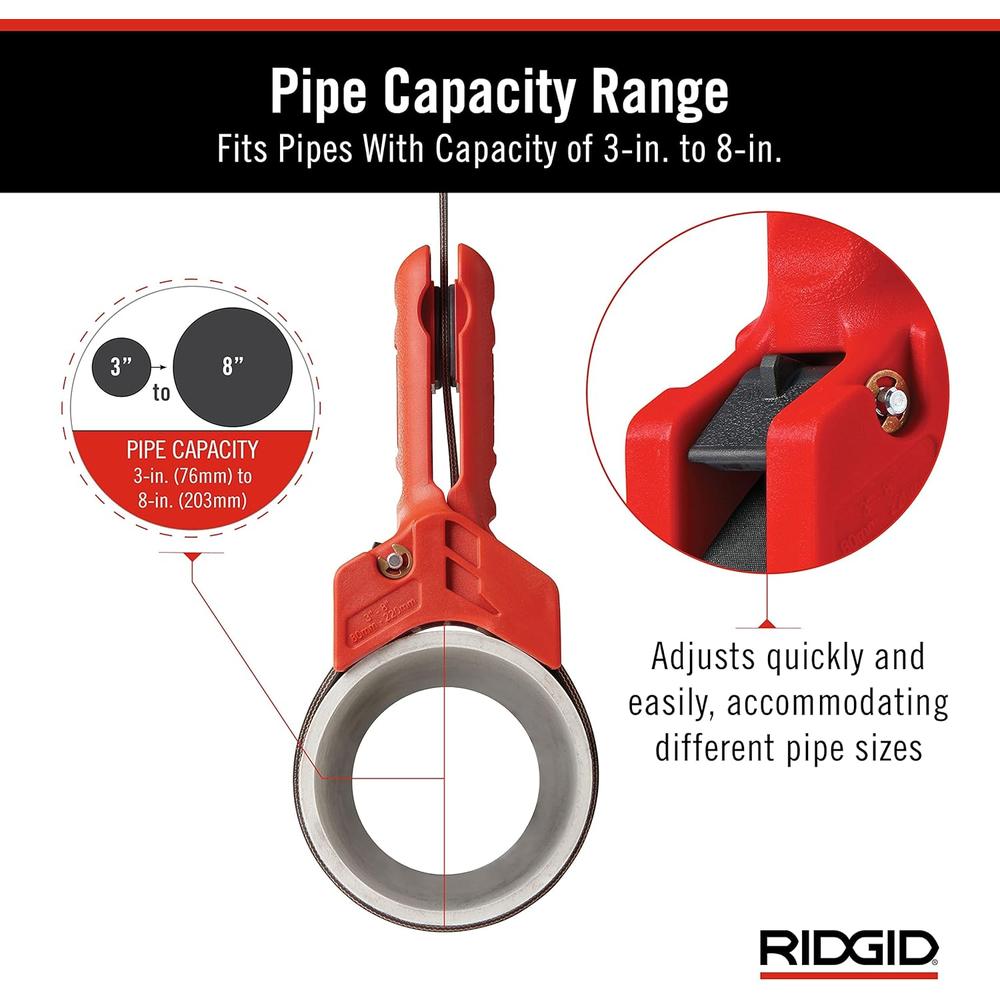 Ridgid 42478 POIGNEE, POIGNEE DE TUYAU STRAPLOCK