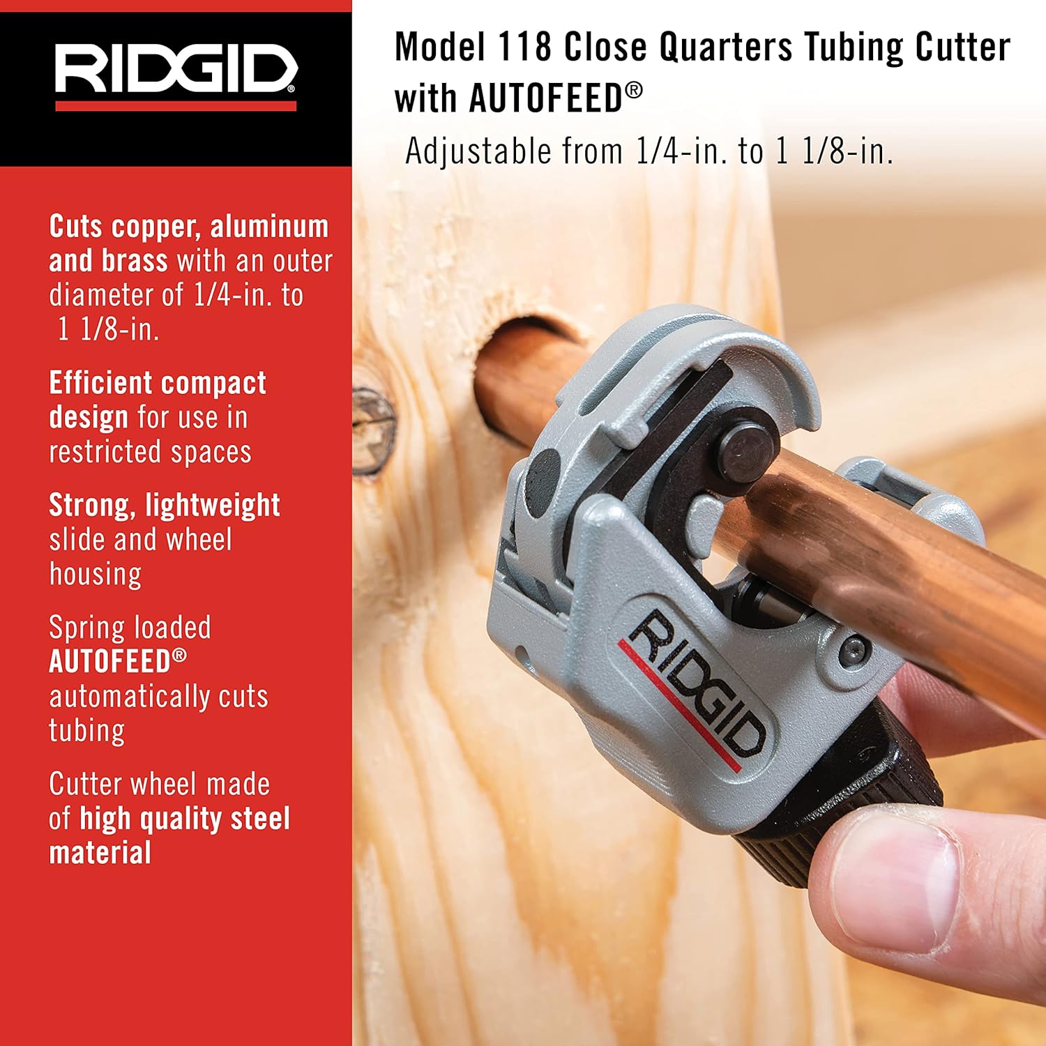 Ridgid 86127 CUTTER, 118 CQ AUTOFEED