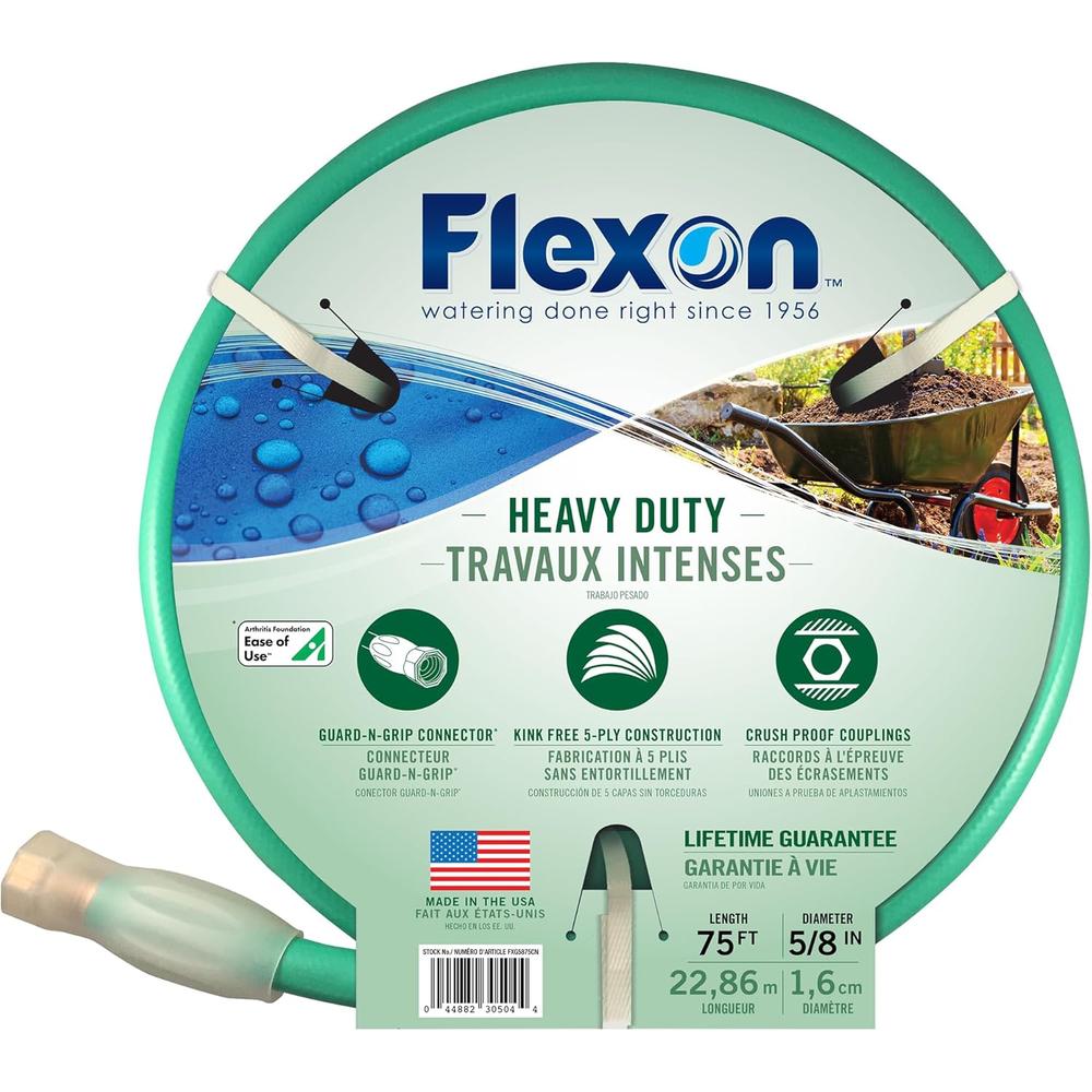 Flexon 5/8-Inch by 75-Foot Forever Plus Garden Hose FXG5875