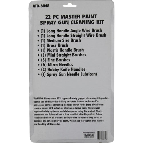 ATD Tools 6848 Kit de nettoyage pour pistolet pulvérisateur Master