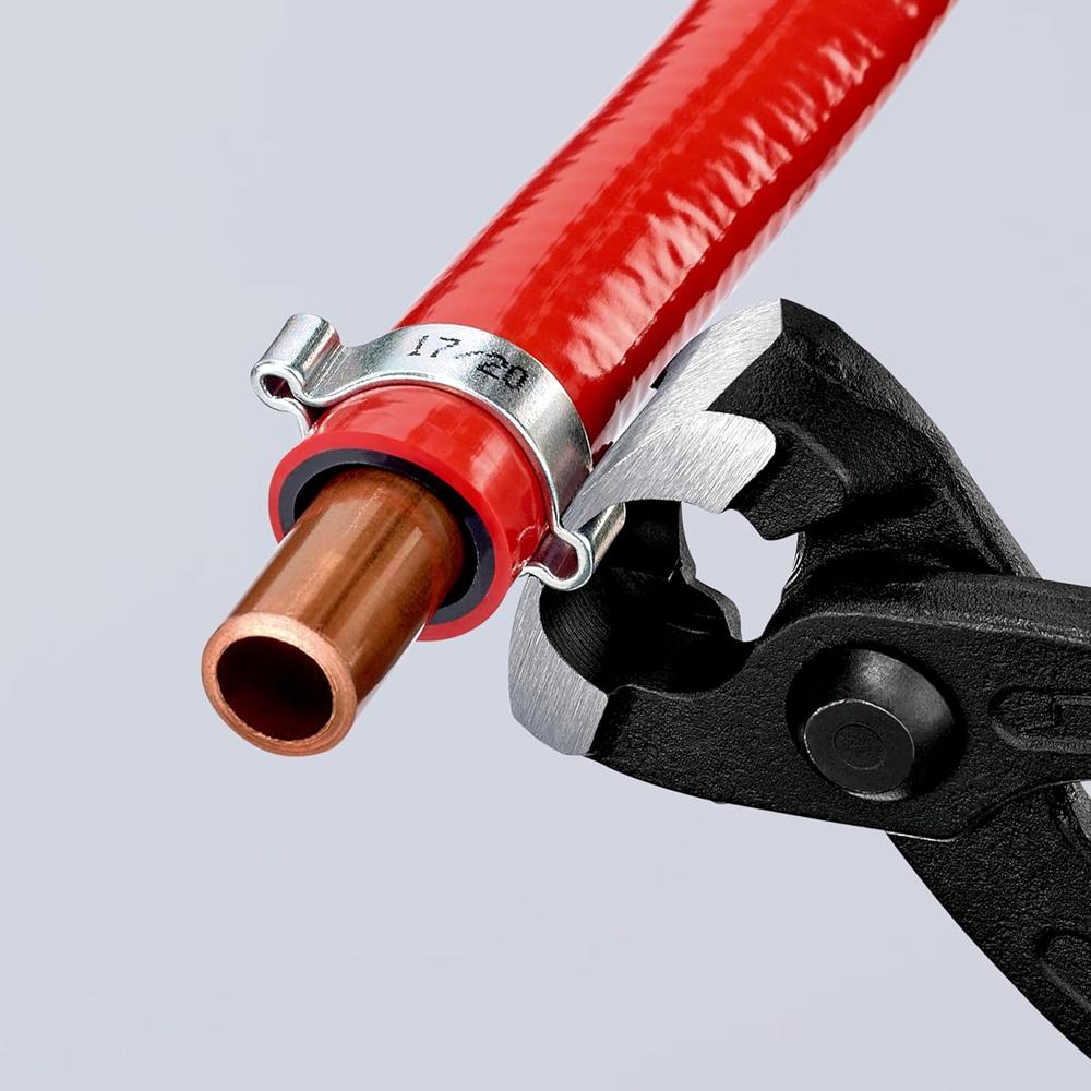 Knipex 10 99 I220 8-3/4" Ear Clamp Pliers With Side Jaw
