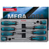Vessel Tools 9008EVA 8PC MEGADORA JAWS FIT SCWDRVR