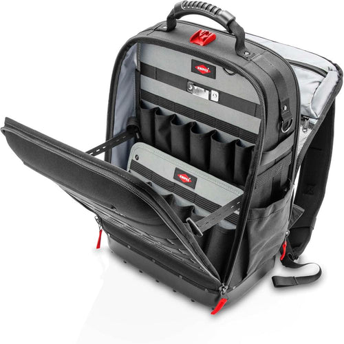 Knipex 00 21 50 LE Modular X18 Tool Backpack (Tools Not Included), 33 Lbs Capacity, Waterproof Molded Bottom, 20-7/8" x 13-3/8" x 8-1/4"