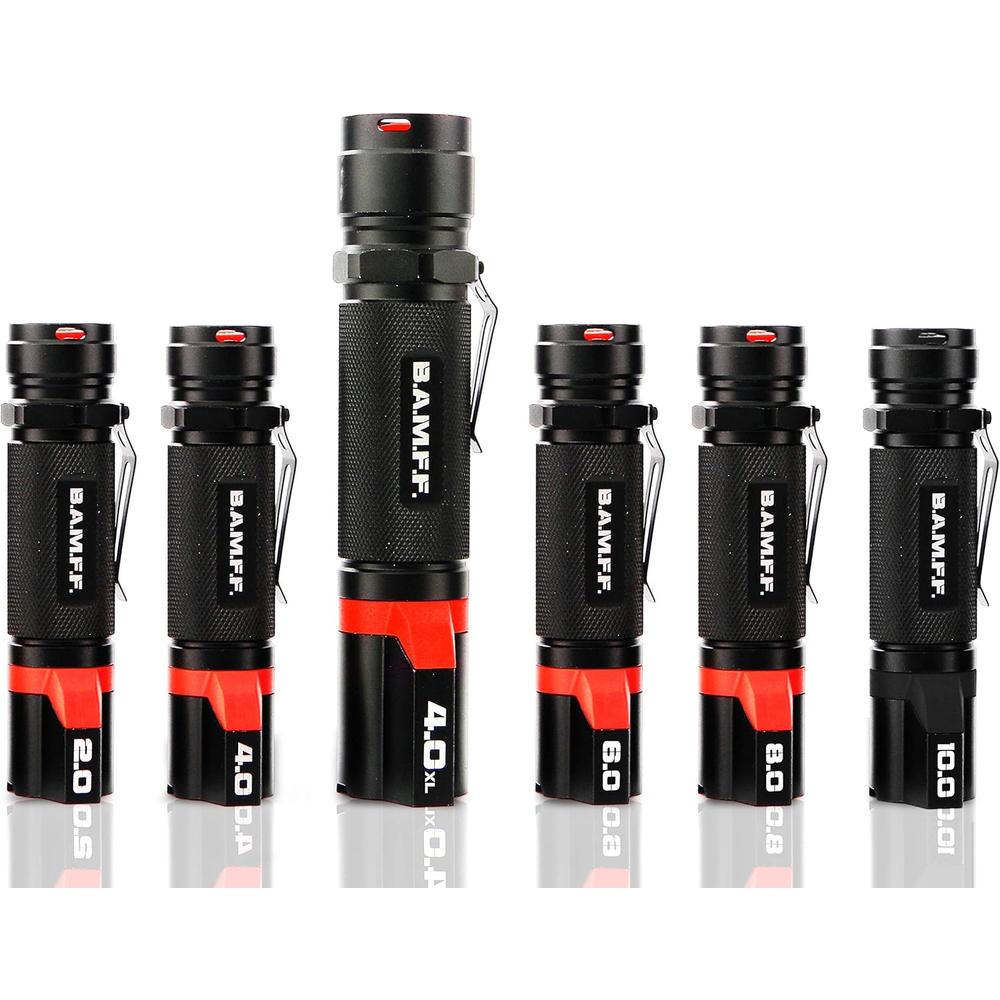 STKR 00339 B.A.M.F.F.™ 400 lm Black Tactical Dual-LED Flashlight