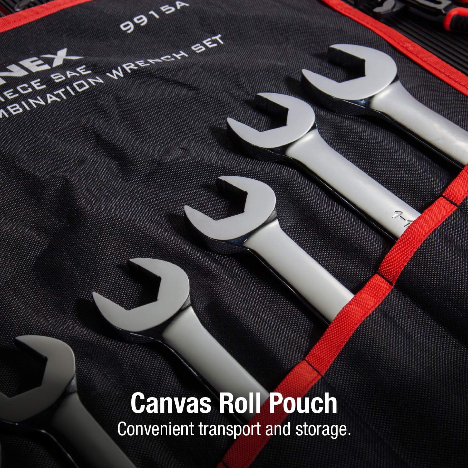 Sunex Tools 9915A 14 PC V-GROOVE SAE COMBINATION WRENCH SET