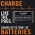 Clore Automotive PL4020 Station de maintenance de batterie solaire SOLAR Pro-Logix 4 banques