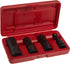 Sunex Tools 2724 1/2 in. Drive Deep Thin Wall Flip Socket Set, 4 pieces