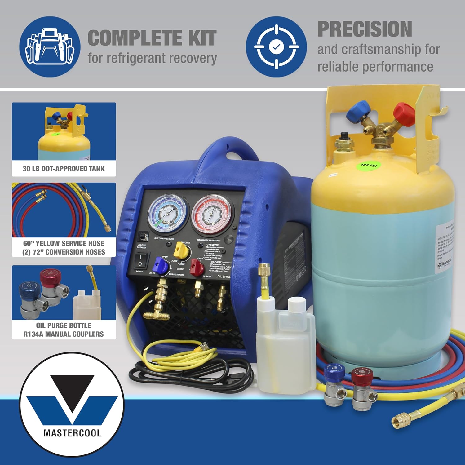 Mastercool 69110 Automotive A/C Recovery System