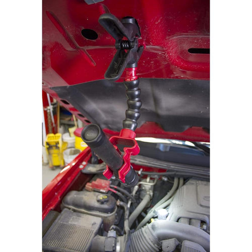 Lisle 70450 SUPPORT DE LUMIÈRE FLEXIBLE AVEC PINCE À RESSORT ; CONCEPTION À COL DE CYGNE 9"