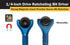 Titan Tools 11317 1/4" Drive Aluminum Swivel Head Micro Bit Driver