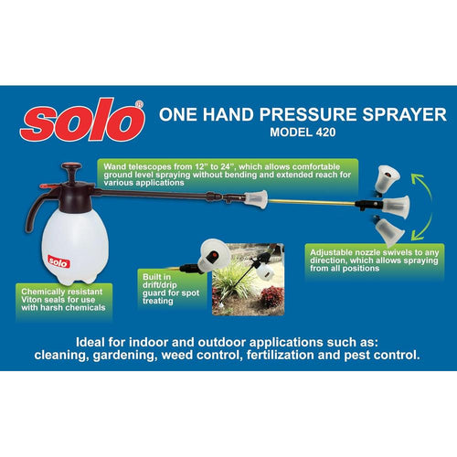 Solo Incorporated 420 2L.SPRAYER W/ TELESCOPING WAND -12 TO 23