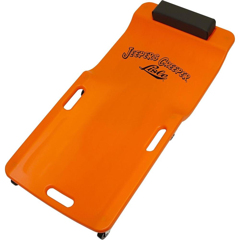 Lisle 93202 Plante grimpante en plastique orange néon à profil bas
