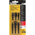 Titan Tools 12001 6-PC 1/4", 3/8", 1/2" DRIVE STUBBY ET WOBBLE DOUILLE ADAPTATEUR ENSEMBLE, TIGE 1/4"