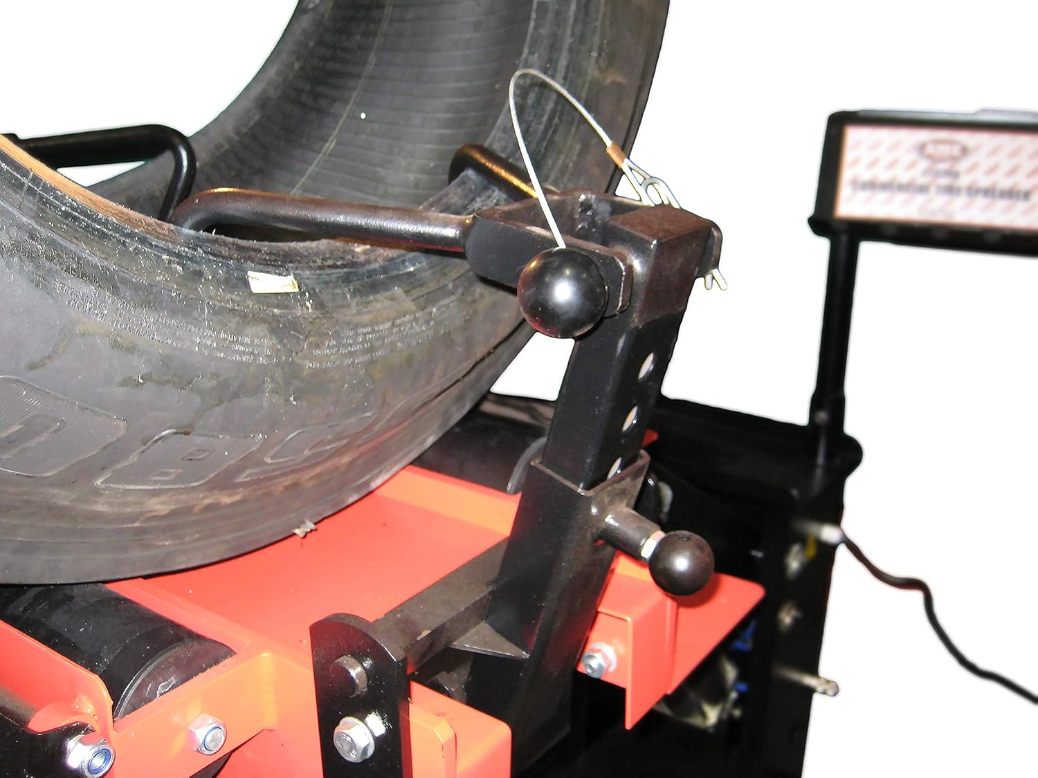 AME International 73200 AUTOMATIC TRUCK TIRE SPREADER WITH AIR LIFT, MAX. TIRE WIDTH: 13.75", MAX. TIRE DIAM.: 47"