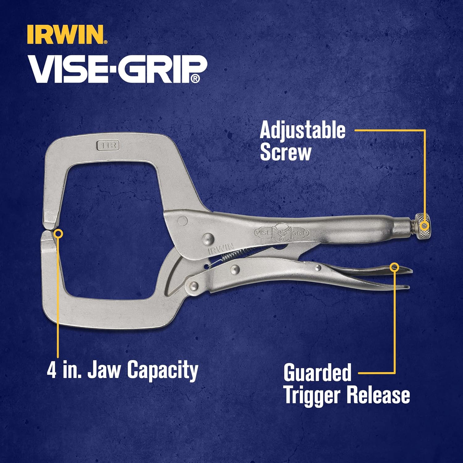 Irwin Tools Tools VISE-GRIP Original C Clamp, Locking, 11-Inch (19)