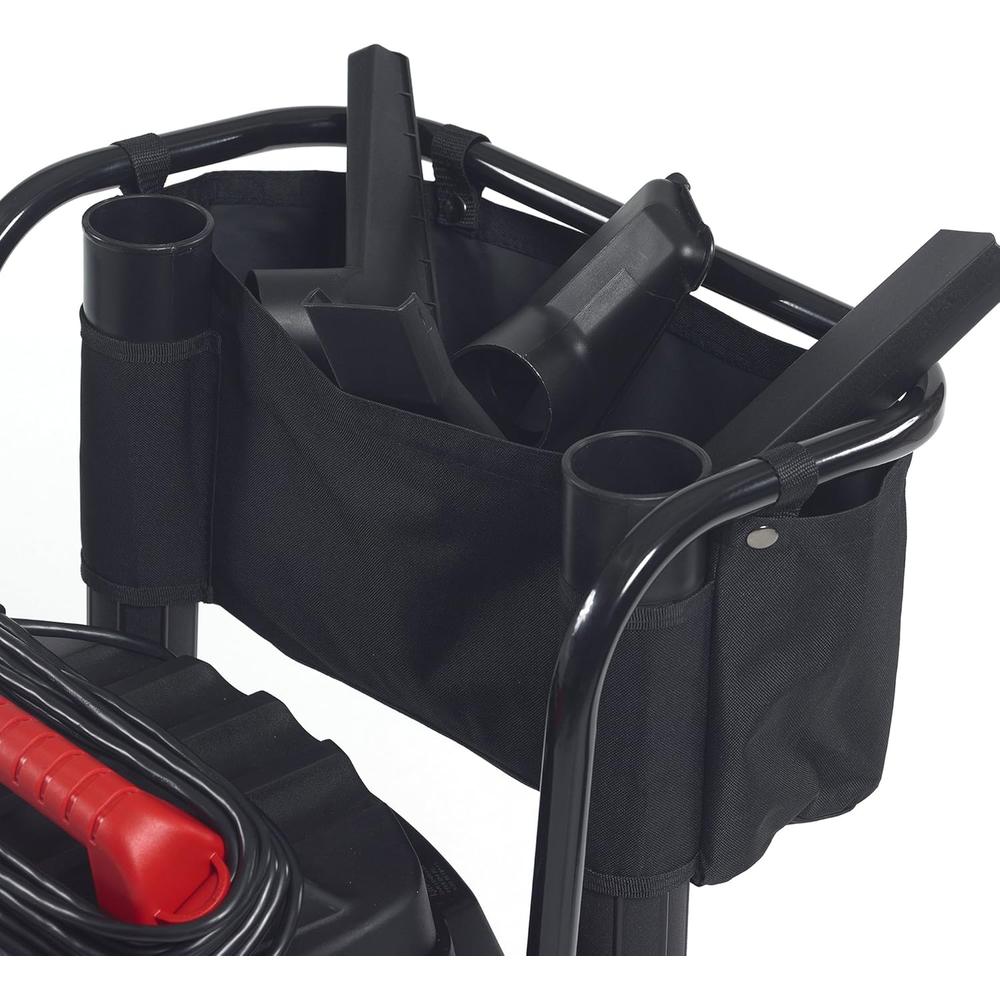 Ridgid 50353 Stainless Steel Wet/Dry Vacuum with Cart, 16 Gallon, Red