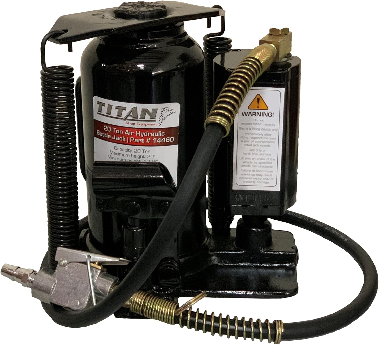 AME International 14460 20 Ton Air Hydraulic Bottle  Jack