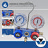 Mastercool 89661-PRO R134A Aluminum Manifold, Manual Couplers W/60" Hoses In A Plastic Box W/Free 85530