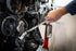 Gearwrench 120XP flex head ratchet in use on vehicle engine block
