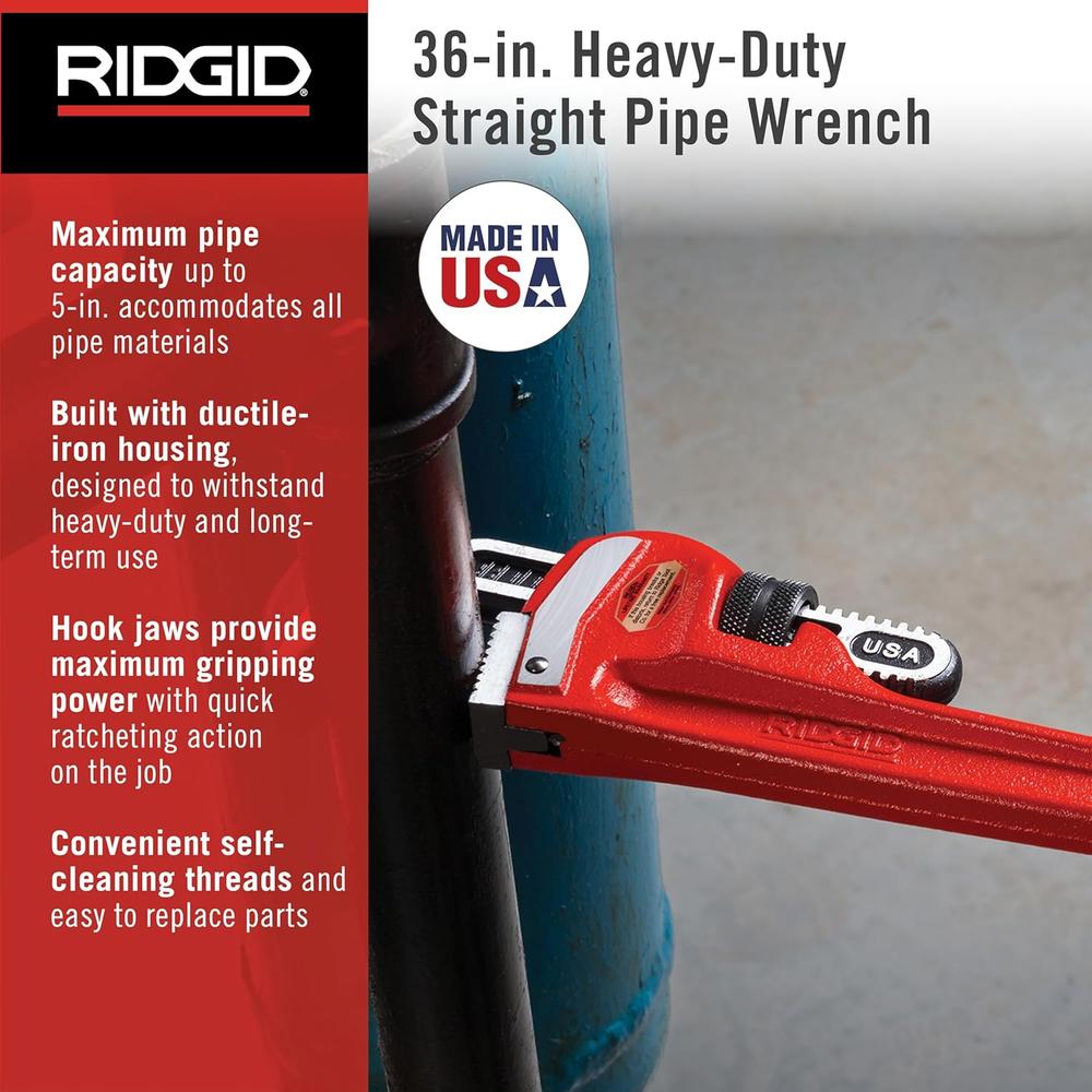 Ridgid 31035 36-Inch Pipe Wrench