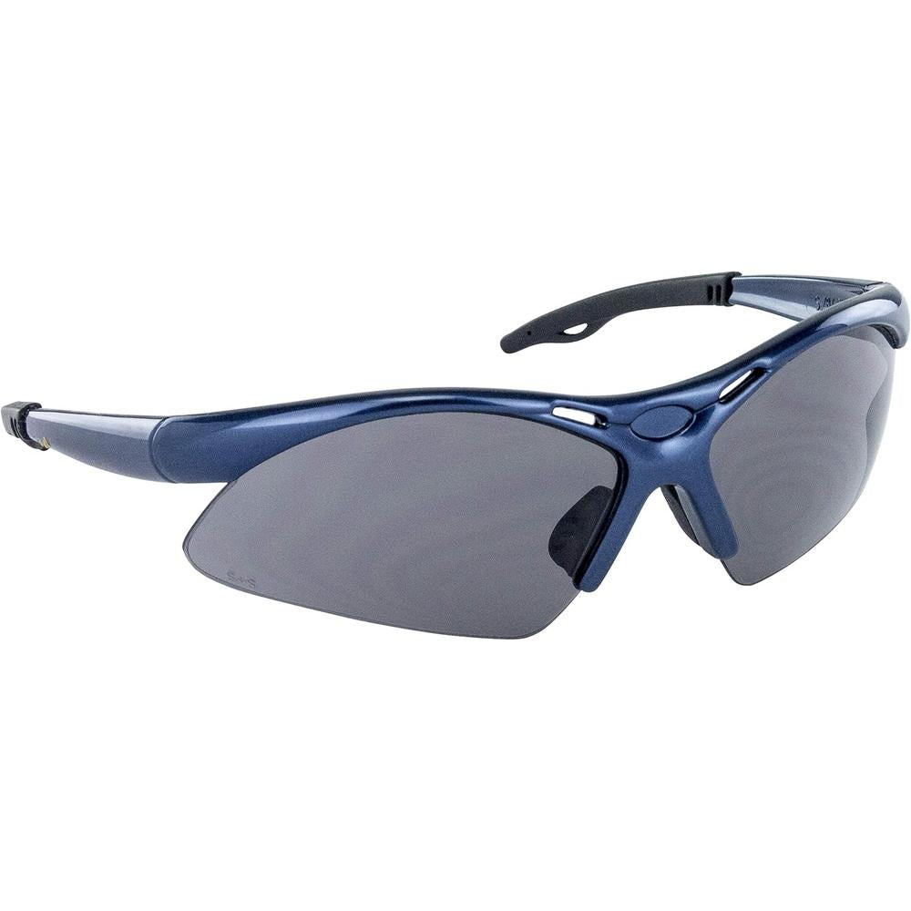 SAS Safety 540-0301 Diamondbacks Safety Glasses - Blue Frame - Gray Lens - Polybag