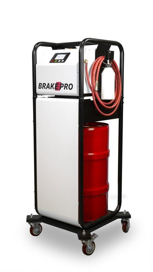 CTA Tools 8488 Brake-Pro Electric Pressure Brake Bleeder with Trolley holding 60L drum container