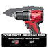 Milwaukee Tool 3601-20 M18 Compact Brushless Drill/Driver - More Compact, Faster Speed infographic