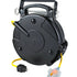 Alert Stamping 8665TFQ 65' 12/3 Retractable Cord Reel, Quad Outlets