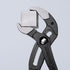 Knipex Cobra XL Water Pump Pliers gripping square workpiece showing jaw capacity