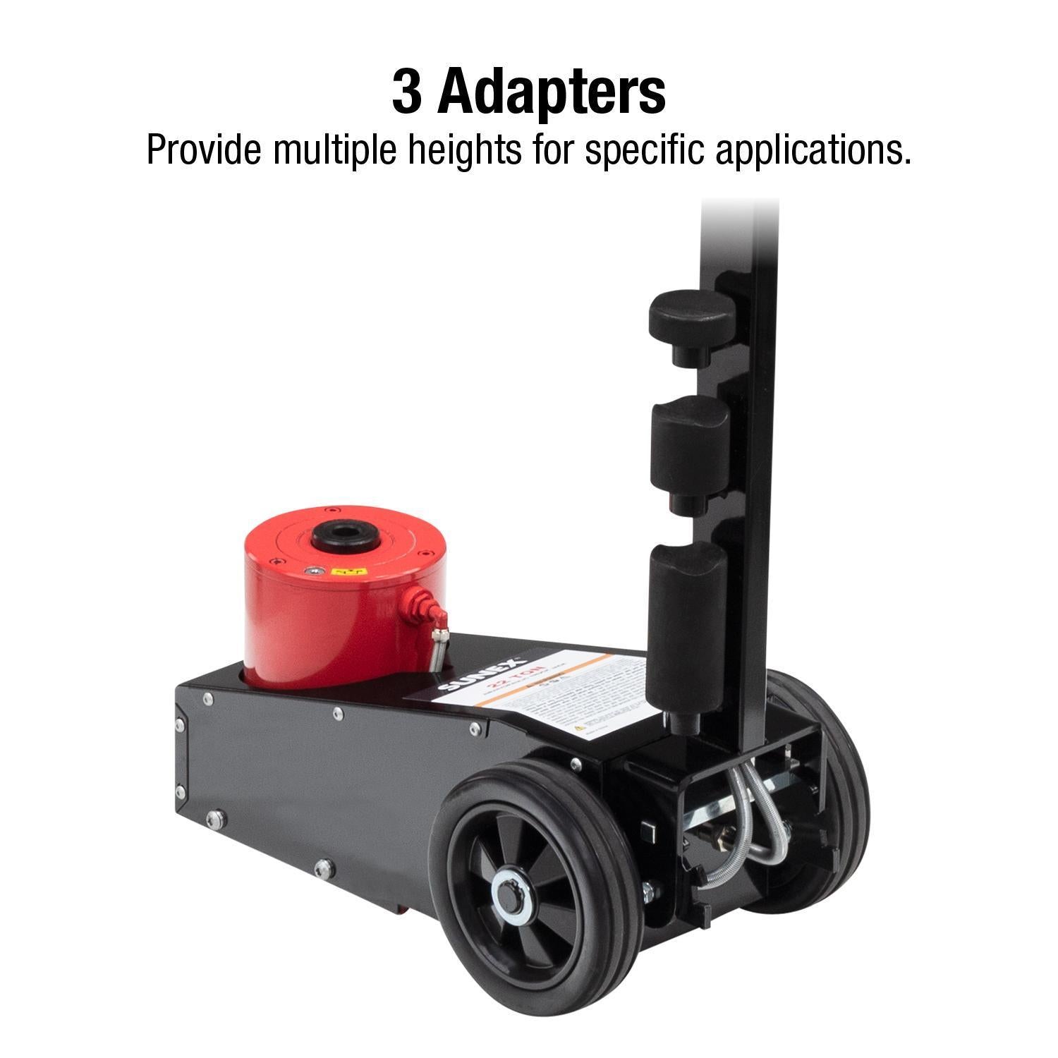 Sunex Tools 6822 Truck Jack - 3 adapters provide multiple heights for specific applications