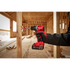 Milwaukee Tool 3601-20 M18 Compact Brushless Drill/Driver in use drilling through wood framing
