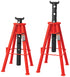 Tobeq HJ2820 10-Ton Pair Of Pin-Style Jack Stands, 27-9/16" To 46-7/8"