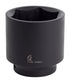 Sunex Tools 256 1/2" Drive 1-3/4" 6-Point CR-MO Standard Impact Socket, Black Phosphate Finish