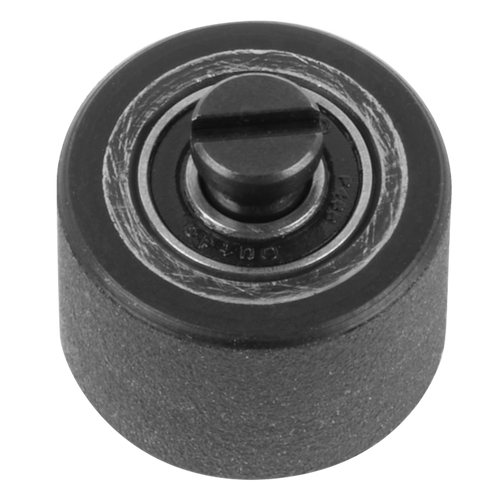 Milwaukee Tool 49-16-2482 M12 FUEL 1/2" Bandfile Contact Wheel close-up showing rubber wheel and sealed bearing